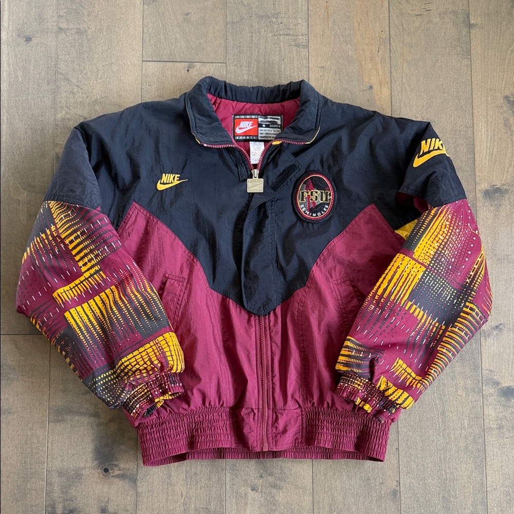 Vintage Florida State University SeminolesNike Team Sports  Puffer Jacket Small